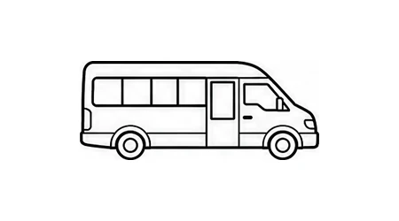 Minibus  Transport de personnes Afrique import/export Prix bas hors taxes 