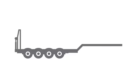 Trailer  Low-bed Africa import/export low price no taxes